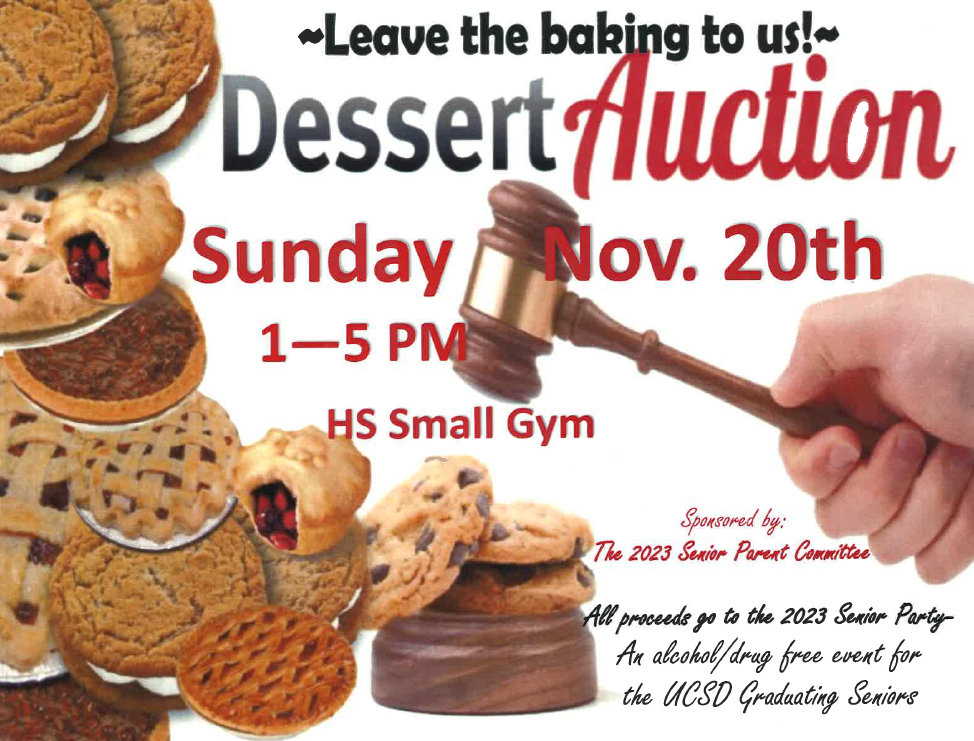 Dessert Auction Flyer