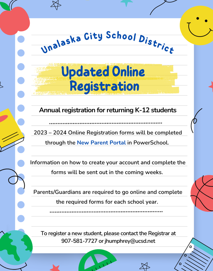 Updated Online Registration Flyer