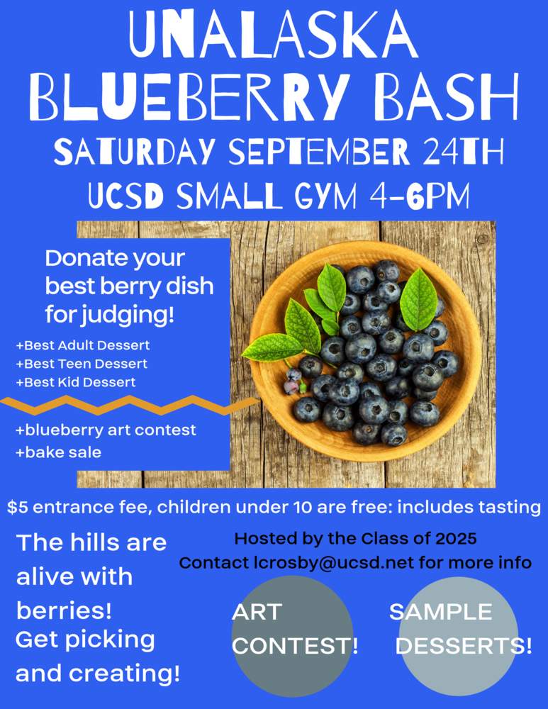 Unalaska Blueberry Bash Flyer