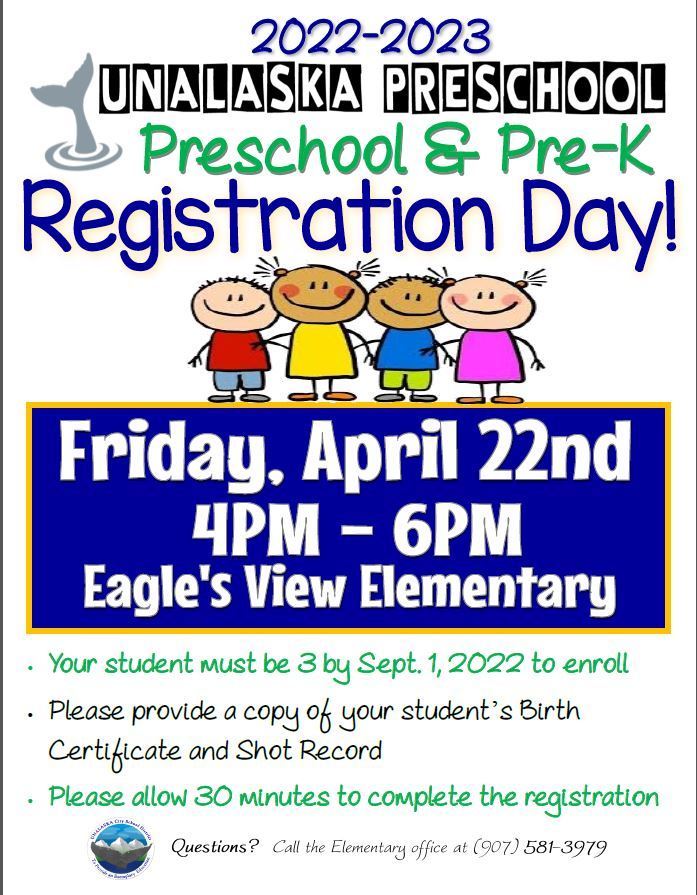 Preschool and Pre-K Registration Flyer